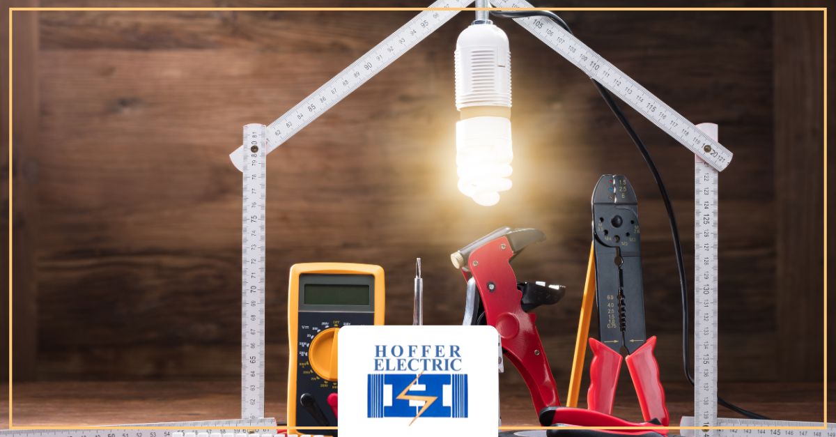 Professional electrician at work in Los Angeles