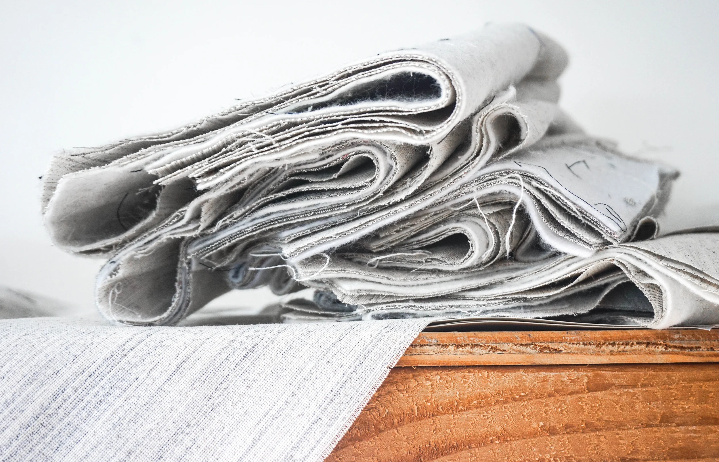 Master tailor at work in the studio