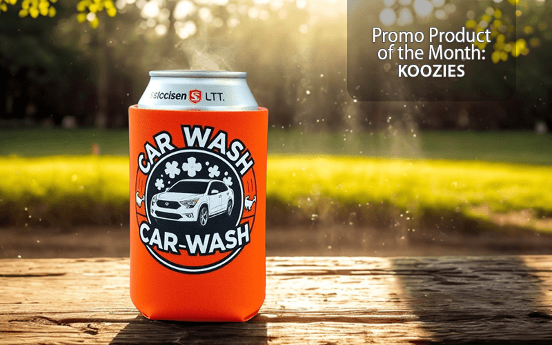 Custom promotional products and koozies