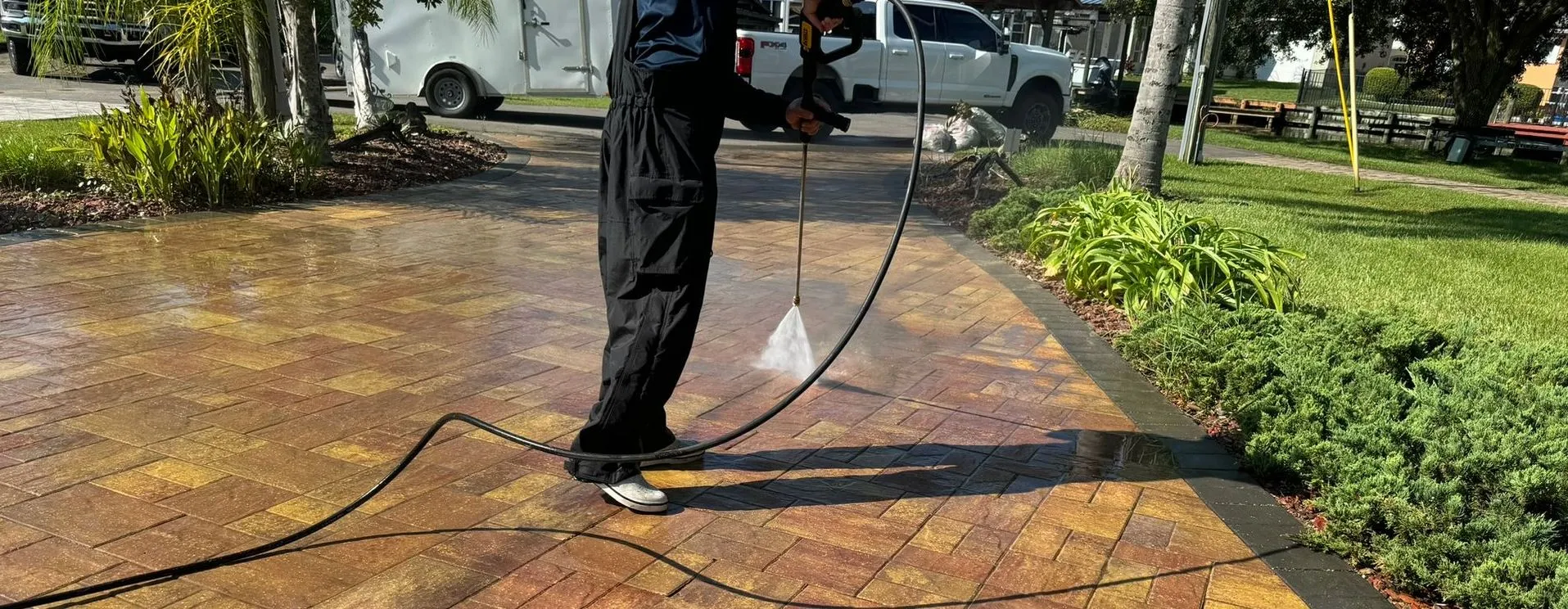Pressure washing services