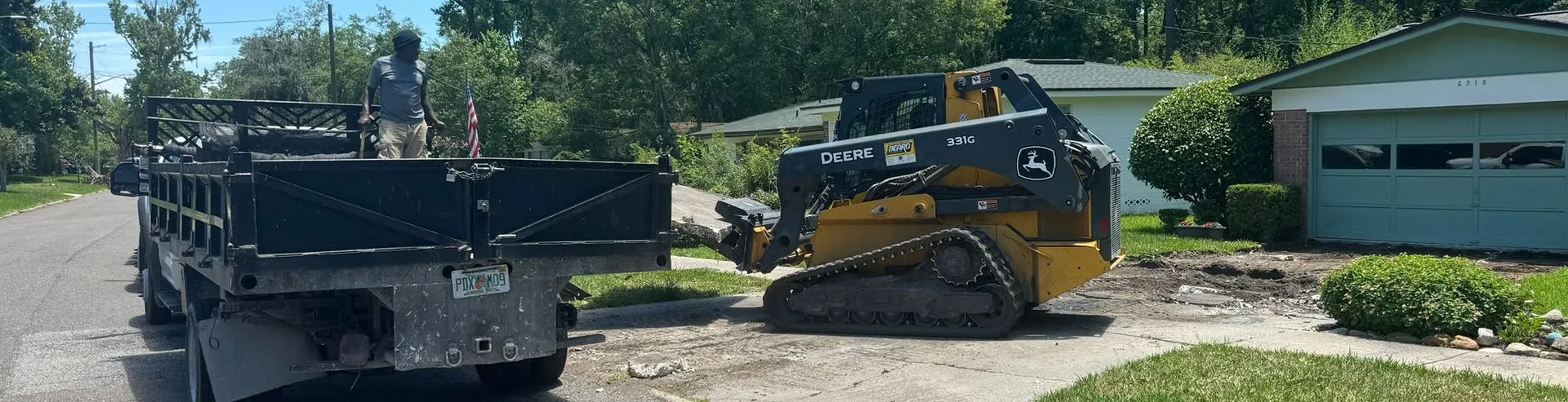 Skid steer and tractor work