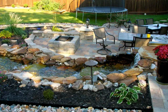 Keller's Landscaping team at work