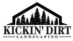 Kickin' Dirt Landscaping Logo