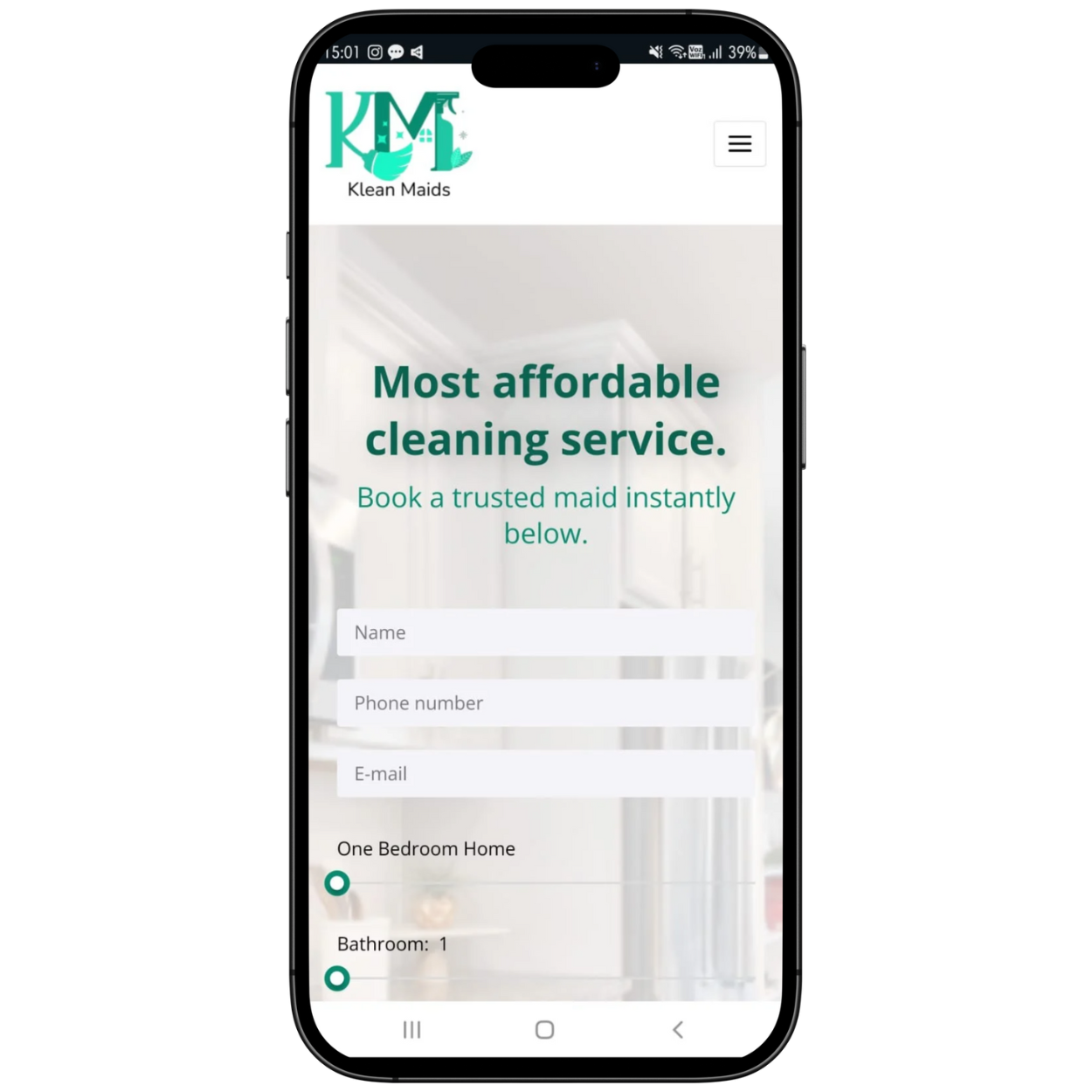 Book cleaning from your phone