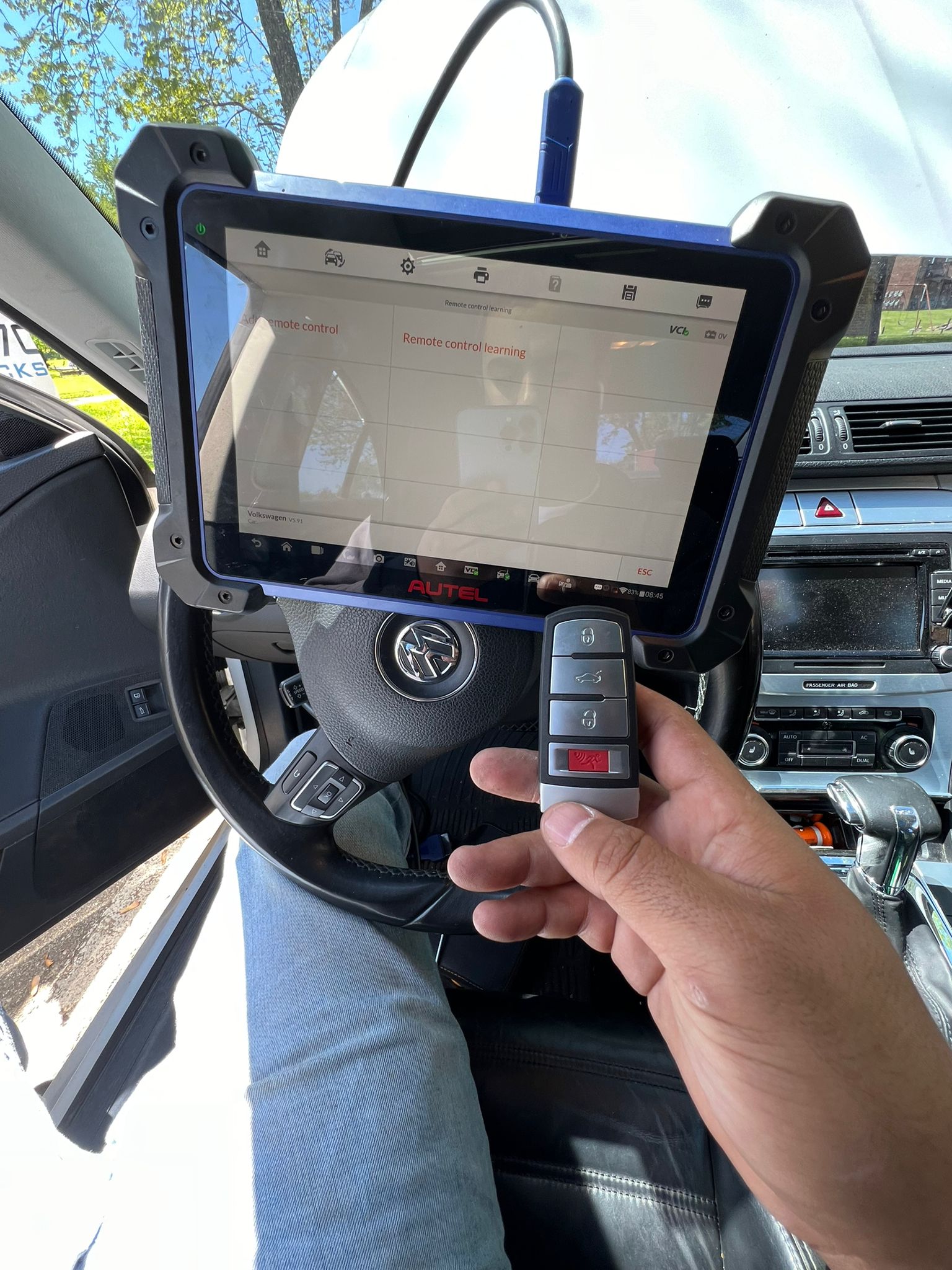 Volkswagen Jetta ignition housing repair