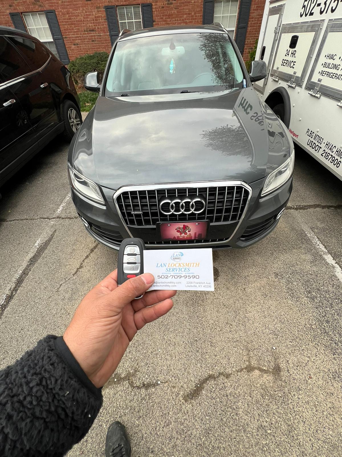 Audi key replacement by LAN Locksmith