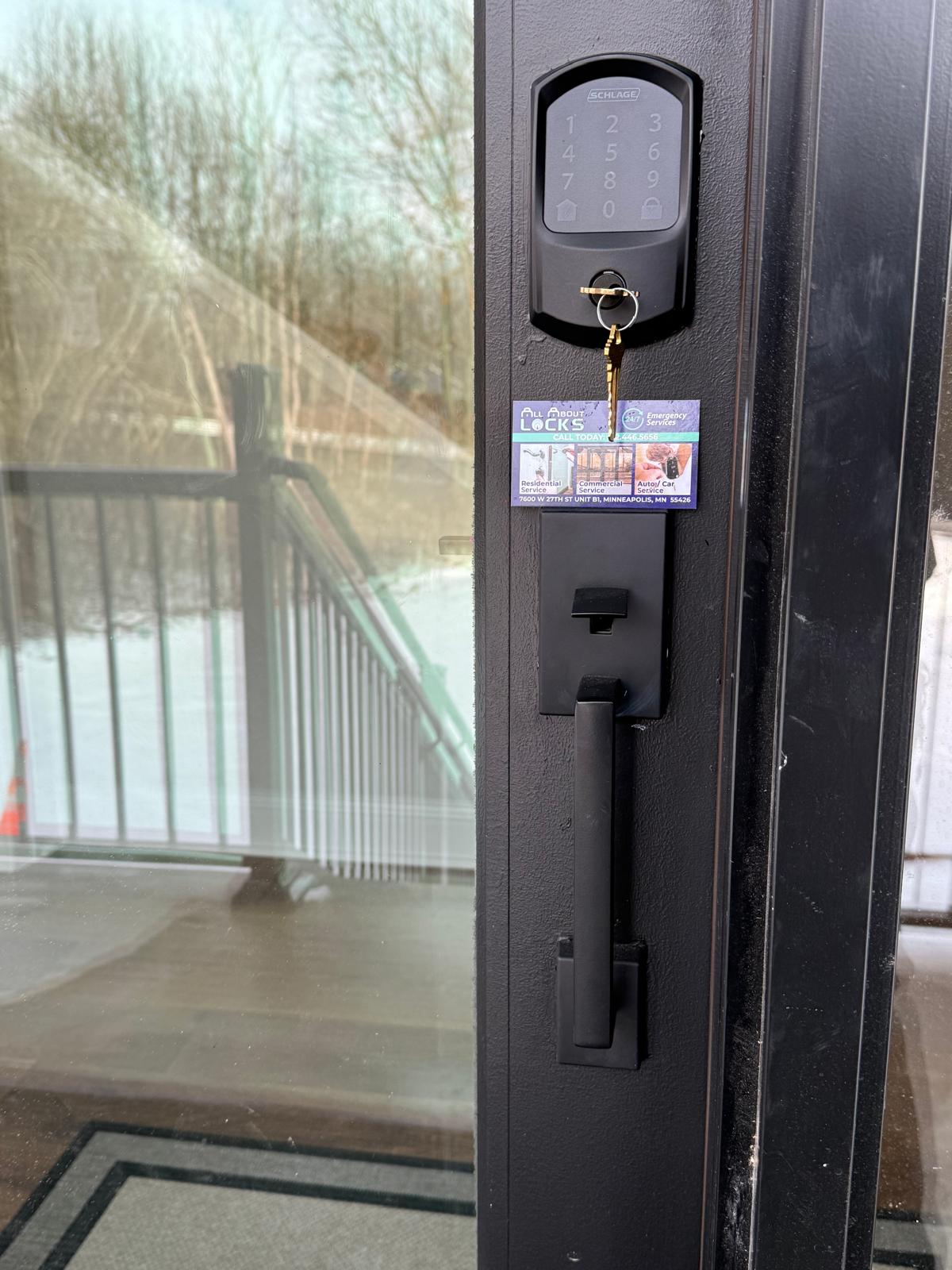 Schlage keypad installation