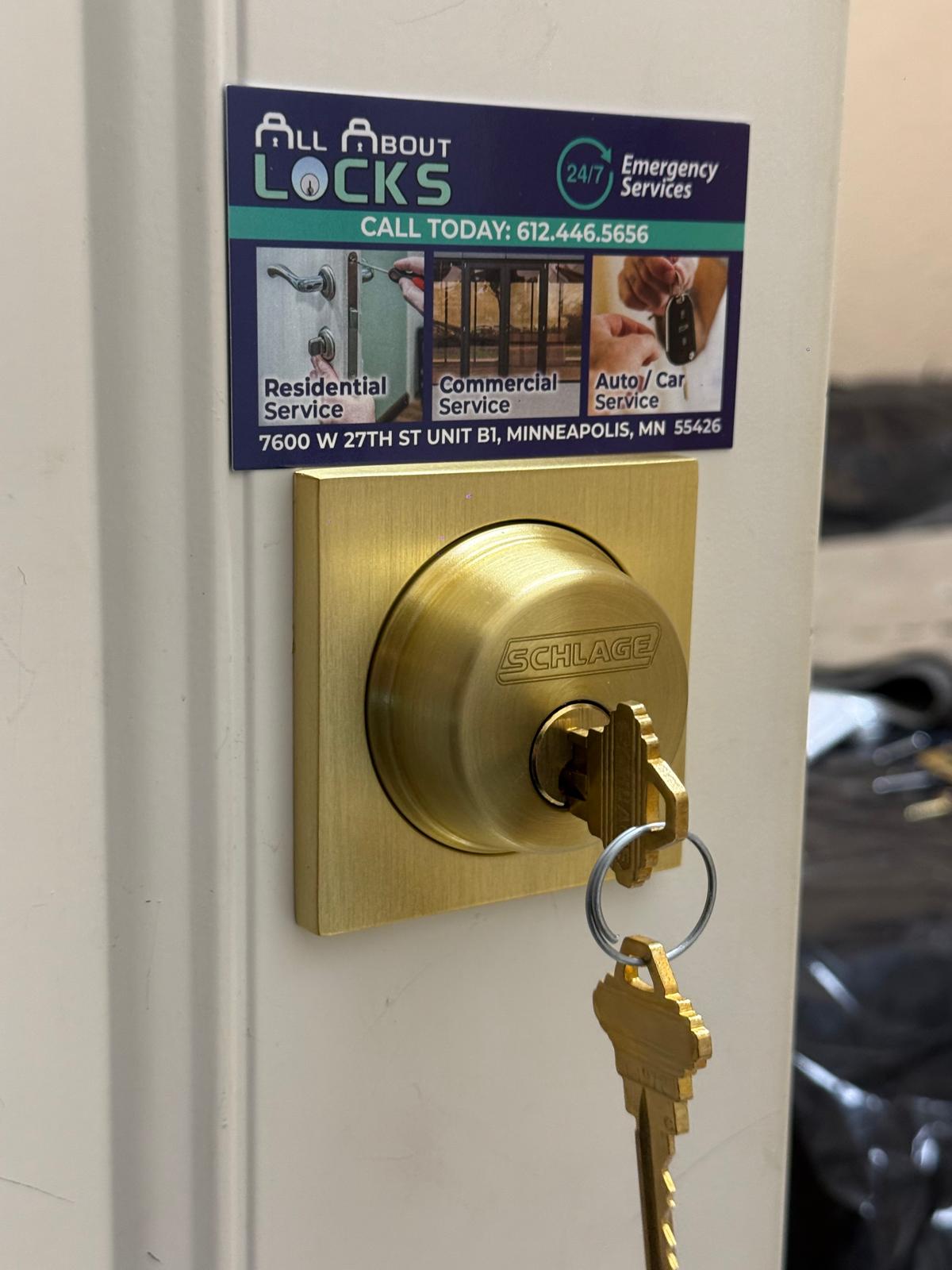 Residential locksmith Minneapolis