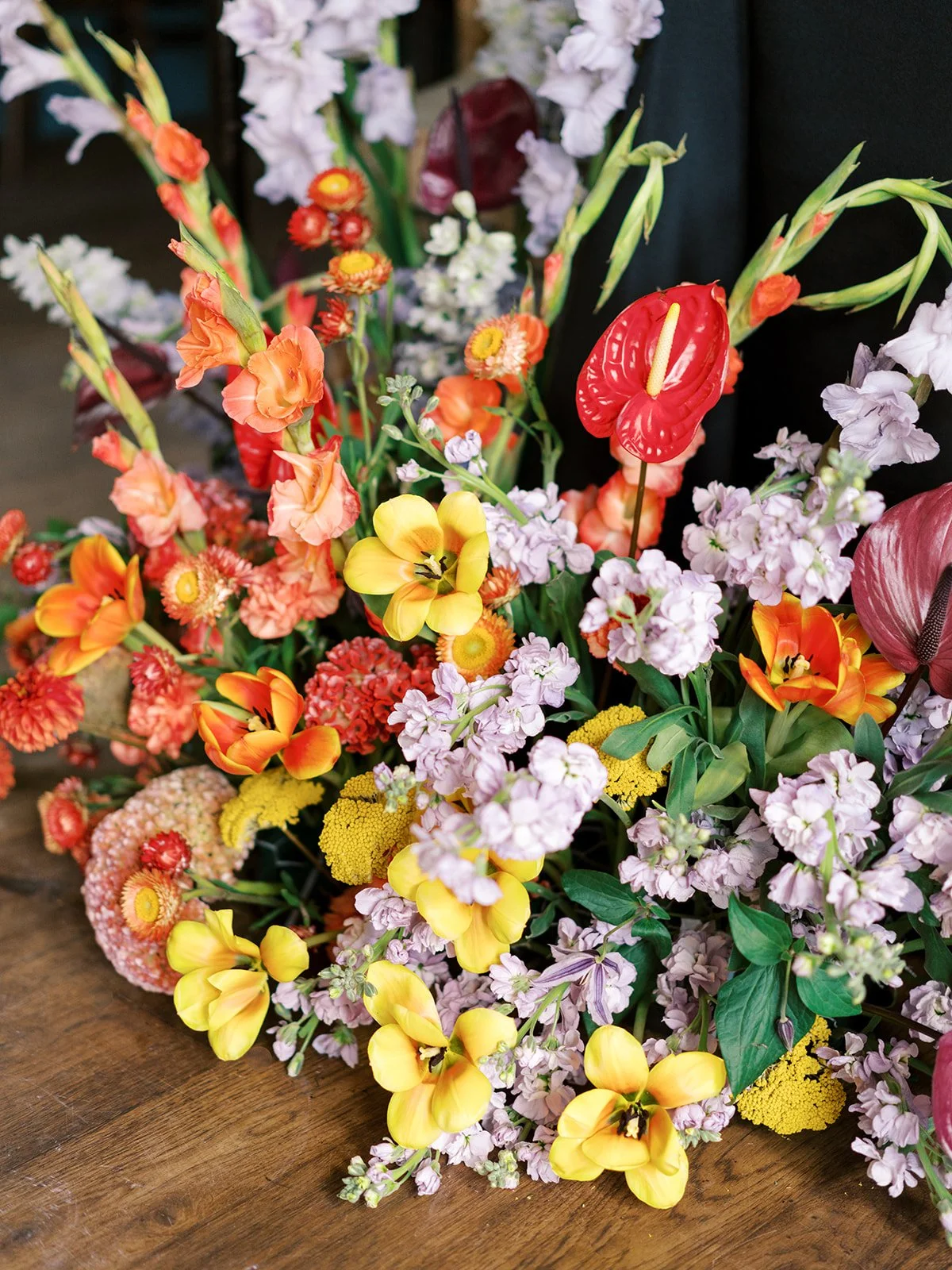 Bright floral arrangement