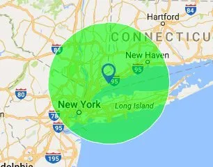 Mancuso Electric Service Area Map