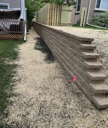 Landscaping work