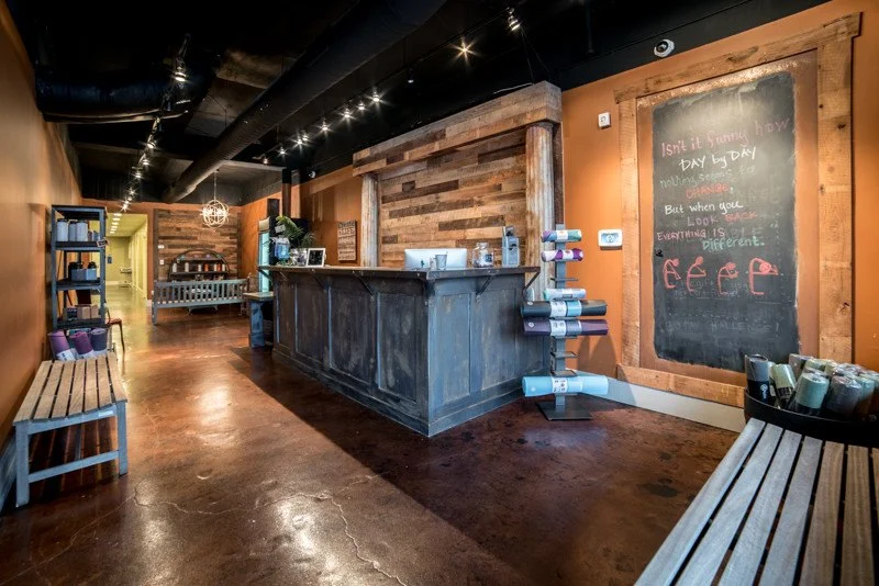 Yoga class at Nashville Yoga Co