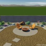 Fire feature 3D design