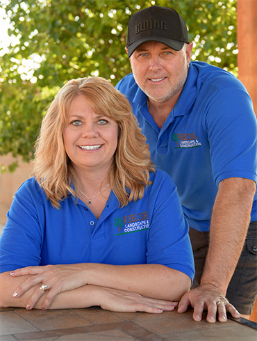 Kim and Bill Whelchel, owners of Whelchel Landscape & Construction