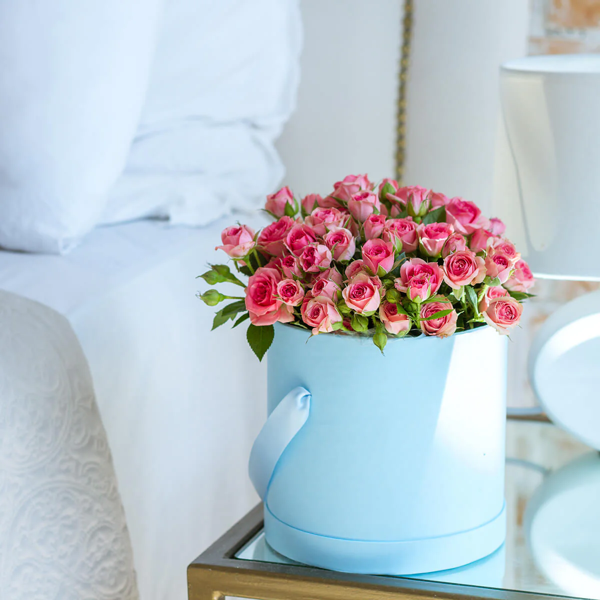 Boxed floral arrangement