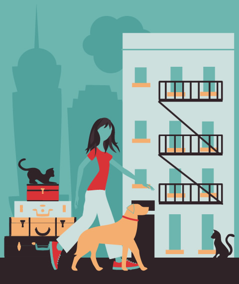 Private dog walking in Manhattan