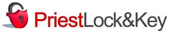 Priest Lock and Key Logo