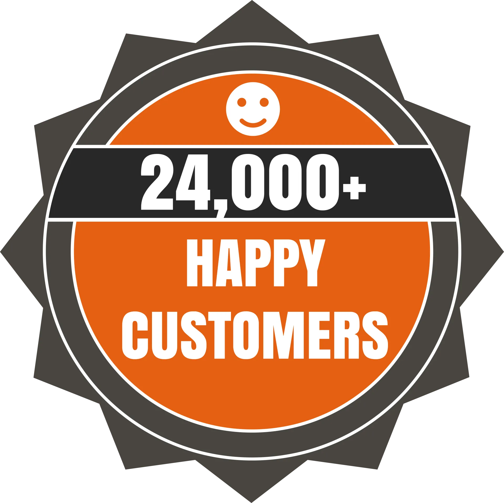 25,000 happy customers