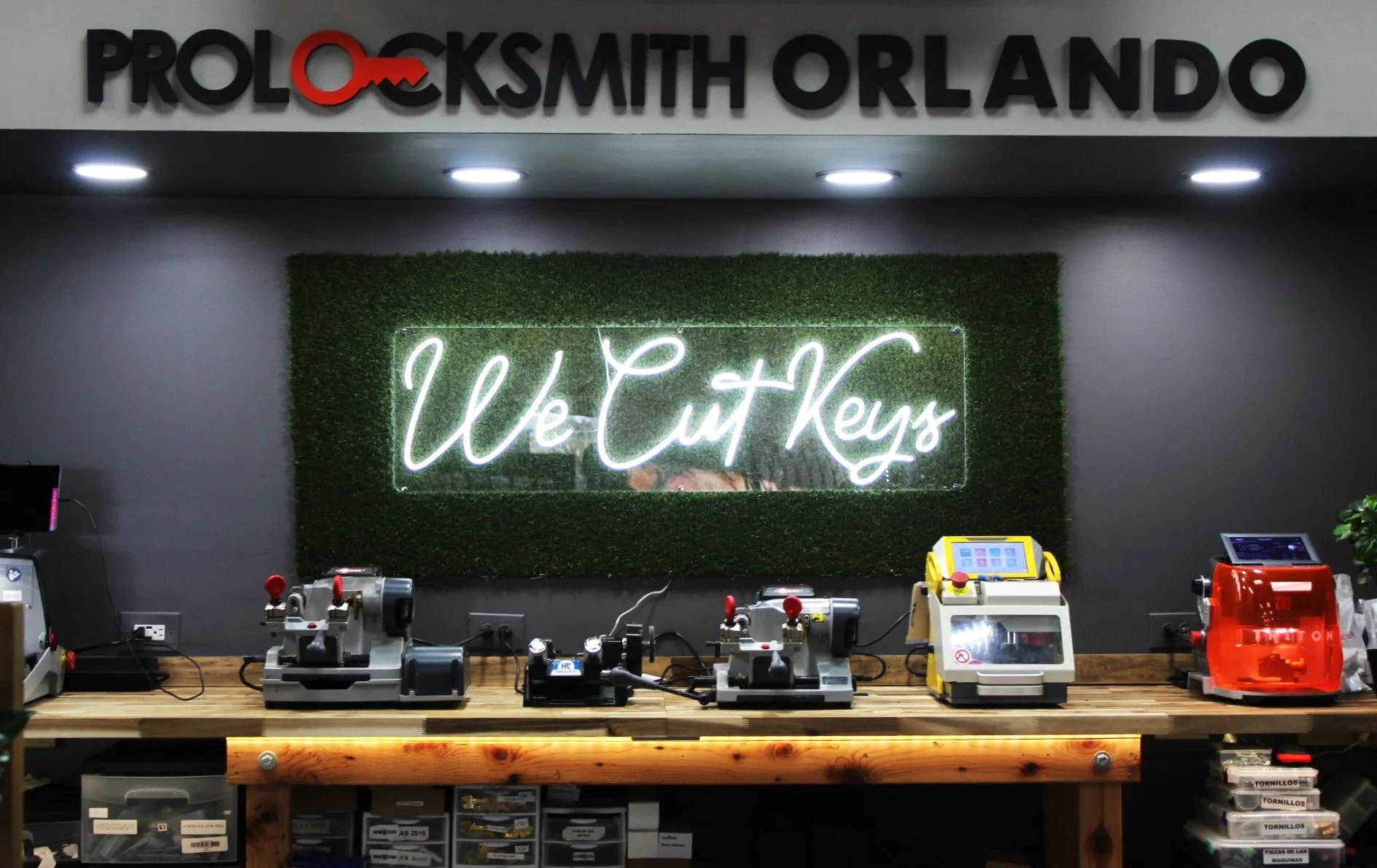 Pro Locksmith technician at work