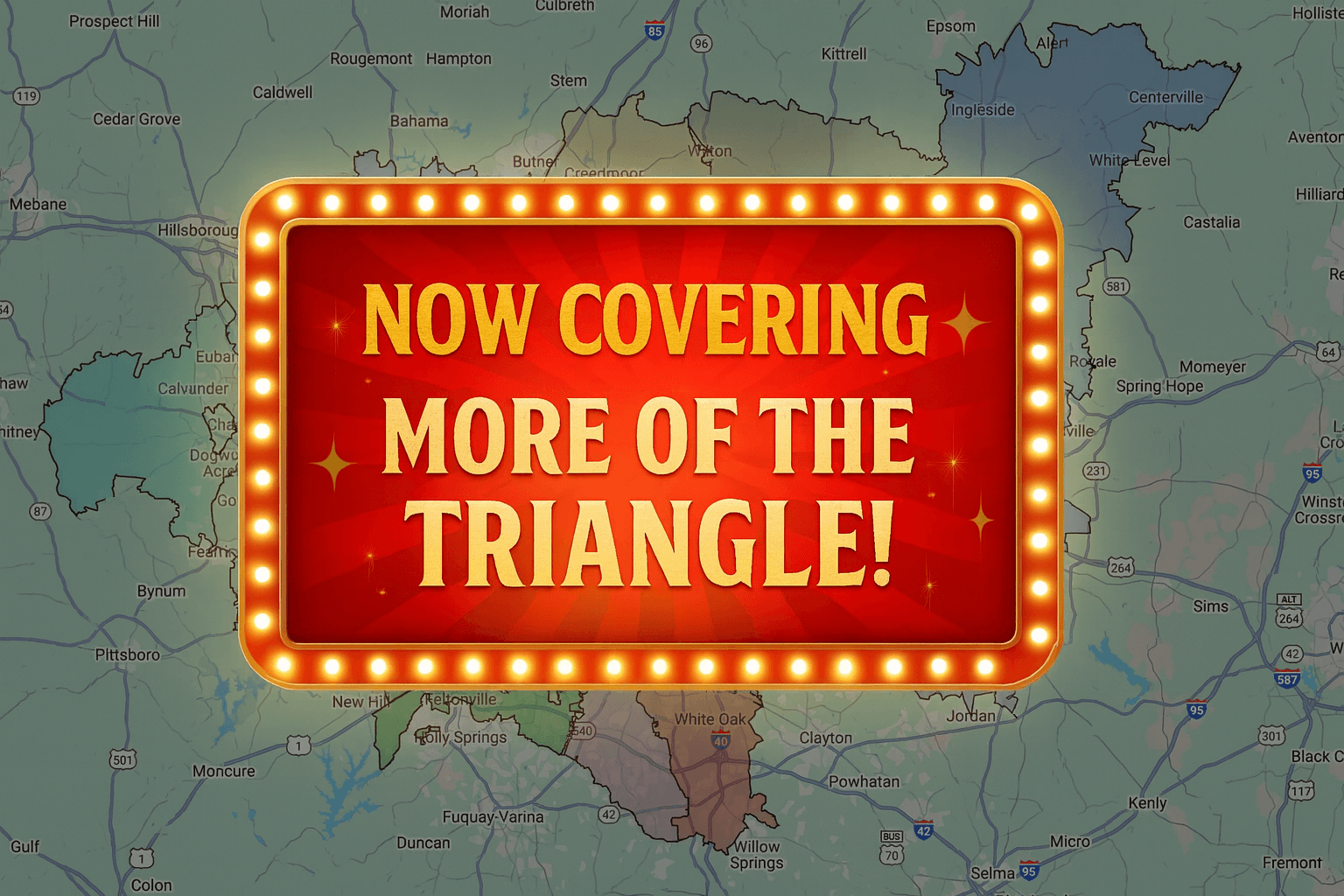 Raleigh Cleaning Company coverage area