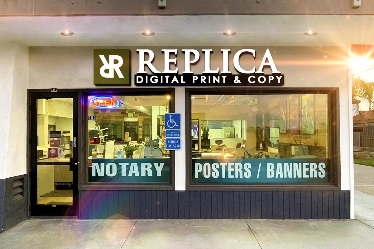 Replica San Diego Print Shop