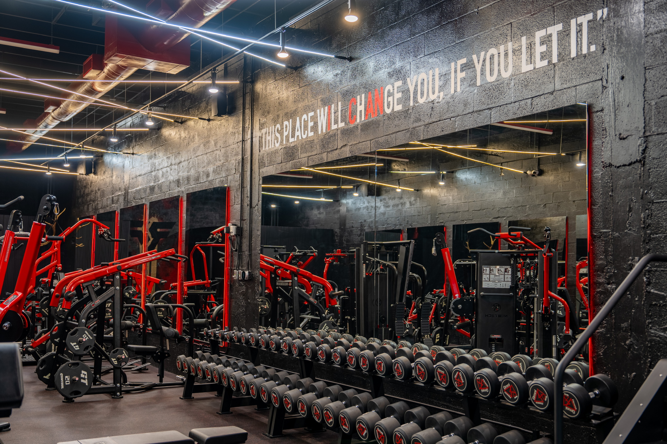 Rock Fitness luxury gym interior
