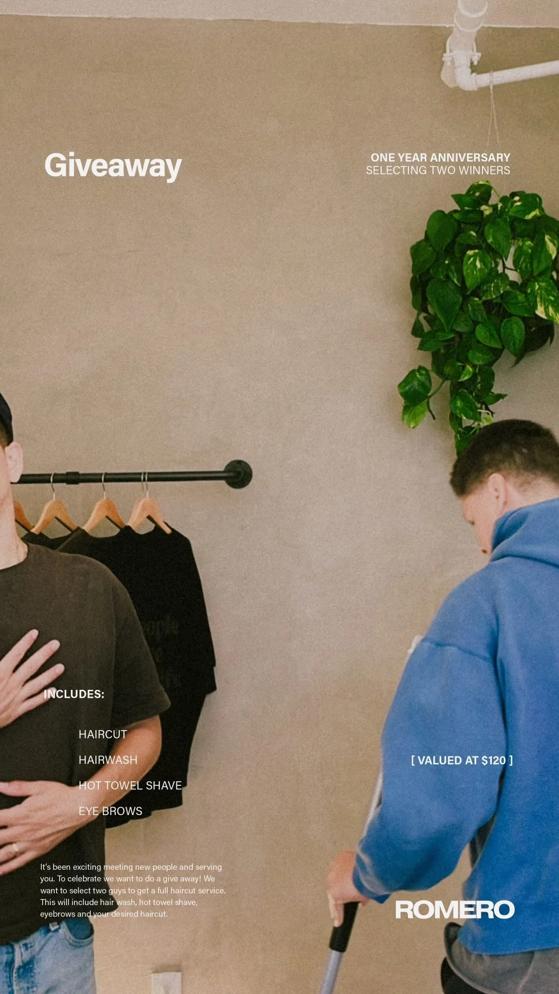 Romero Barber Studio interior