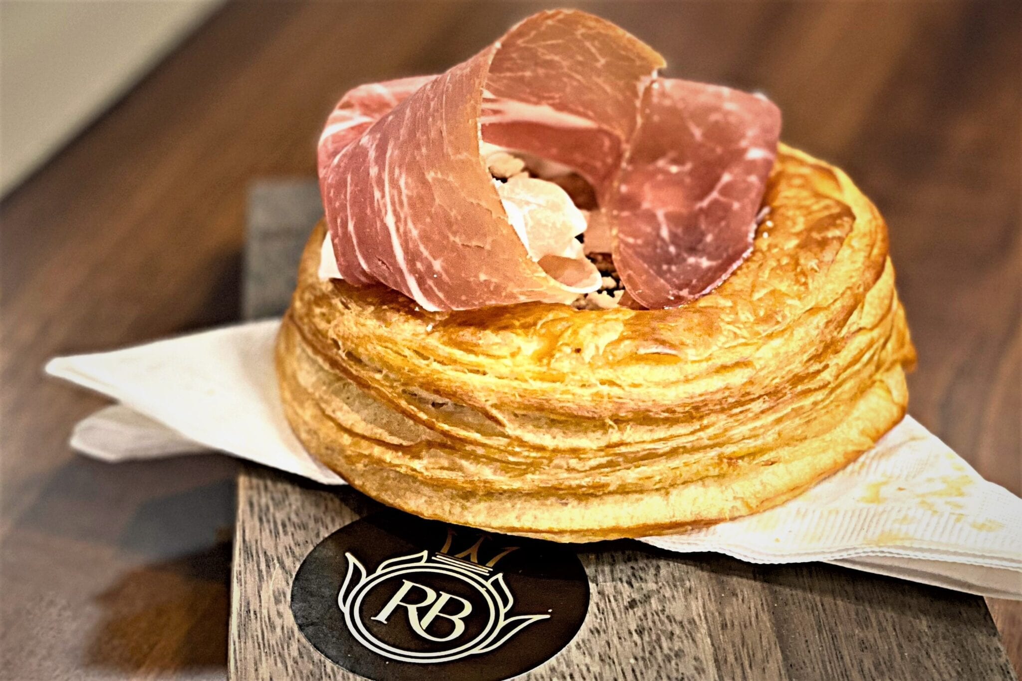 Prosciutto feta pancakes