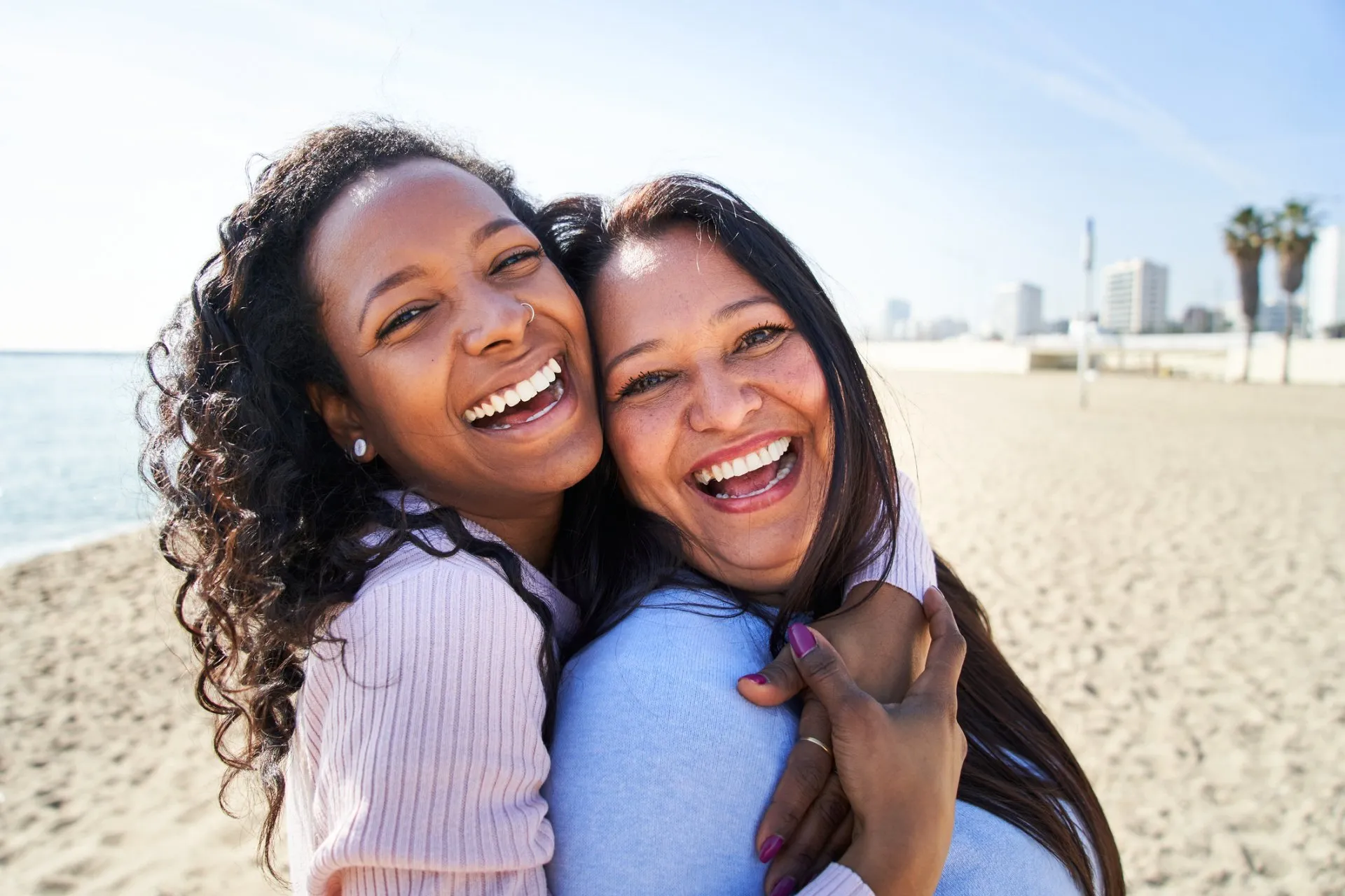 Mother and daughter smiling — Nashville, TN — Scott Nickels, DDS