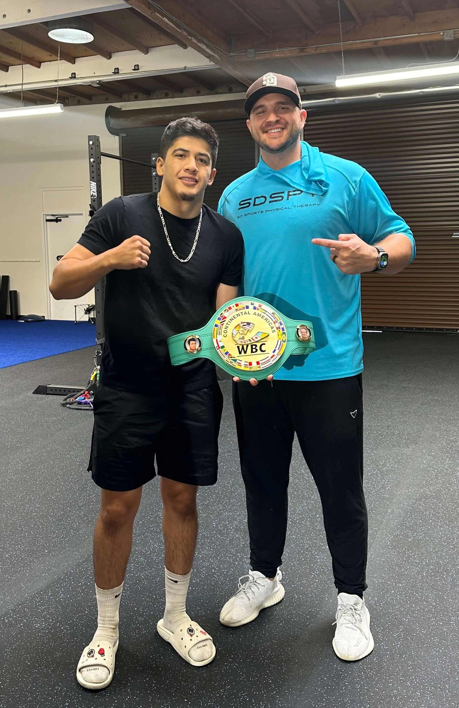 Pro athlete Lazaro Lorenzana WBC Continental Americas Champion