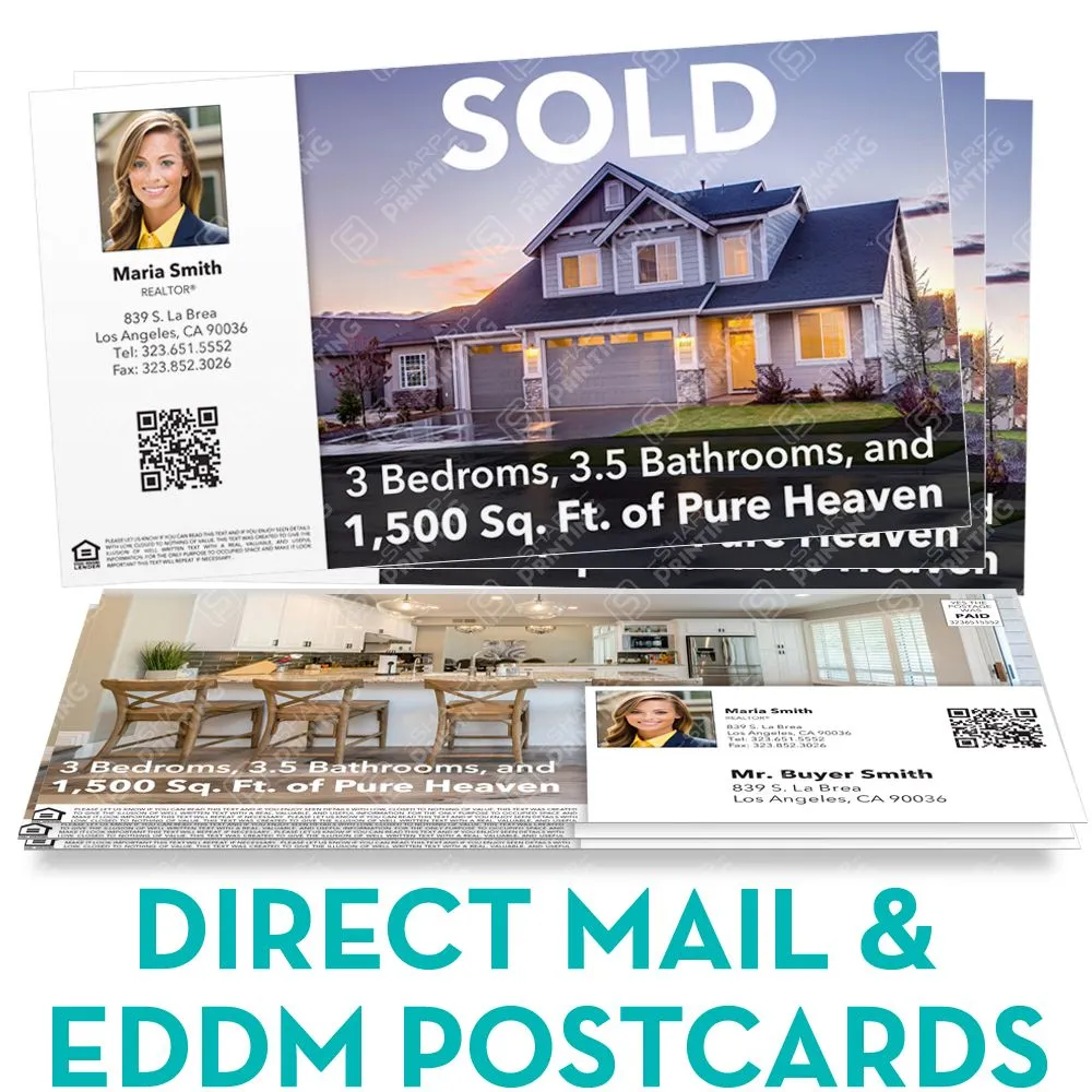 Direct mail & EDDM postcards