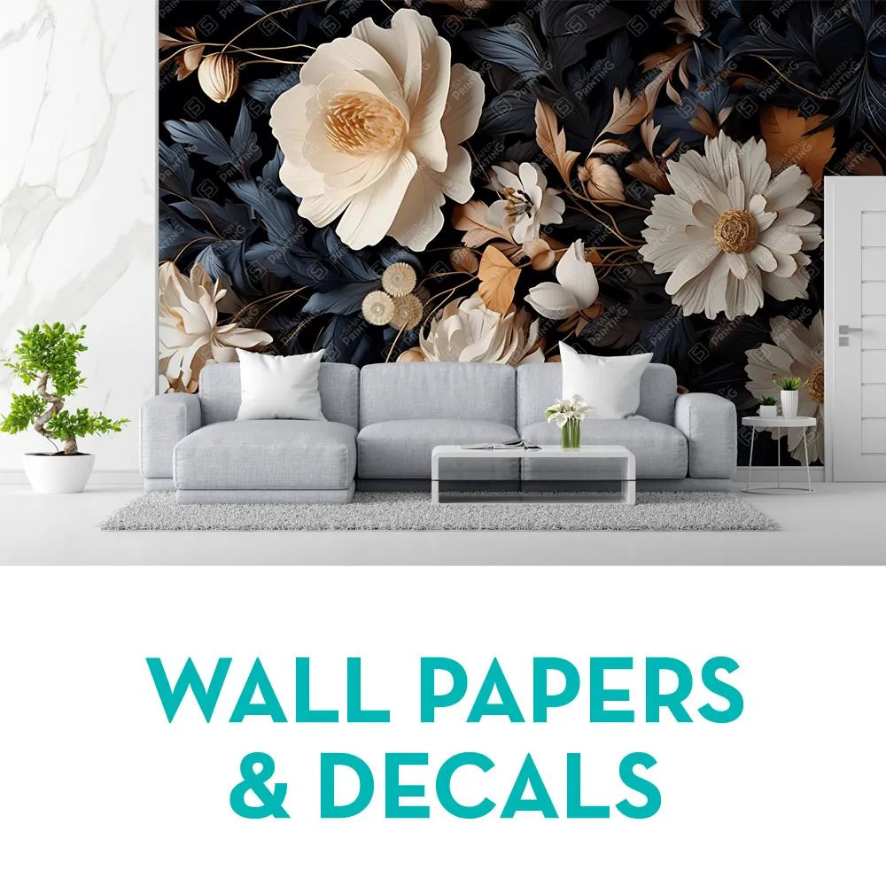 Wall papers and decals