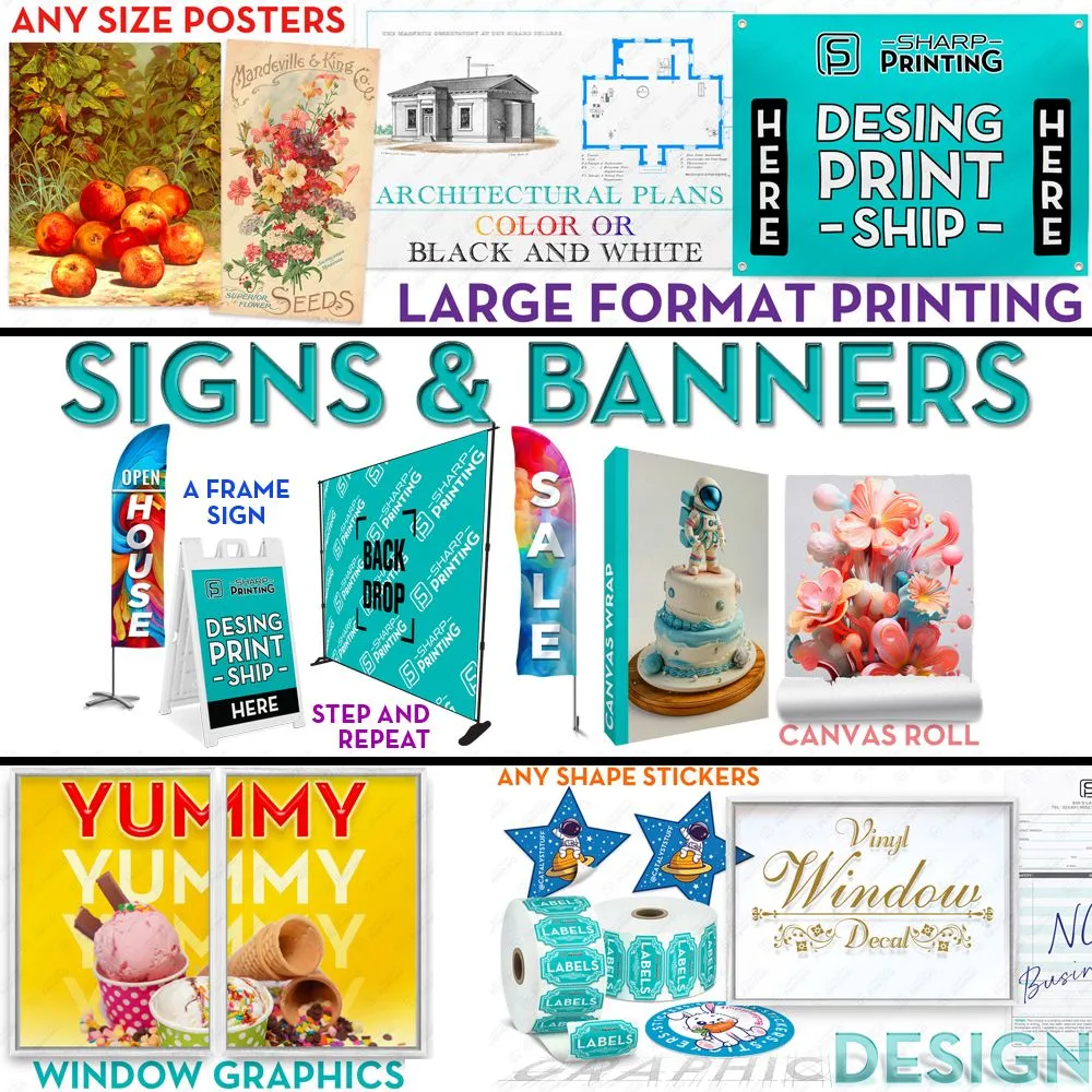 Signs and banners
