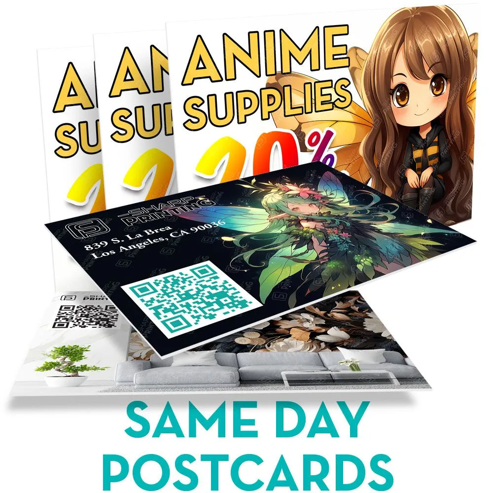 Same day post cards
