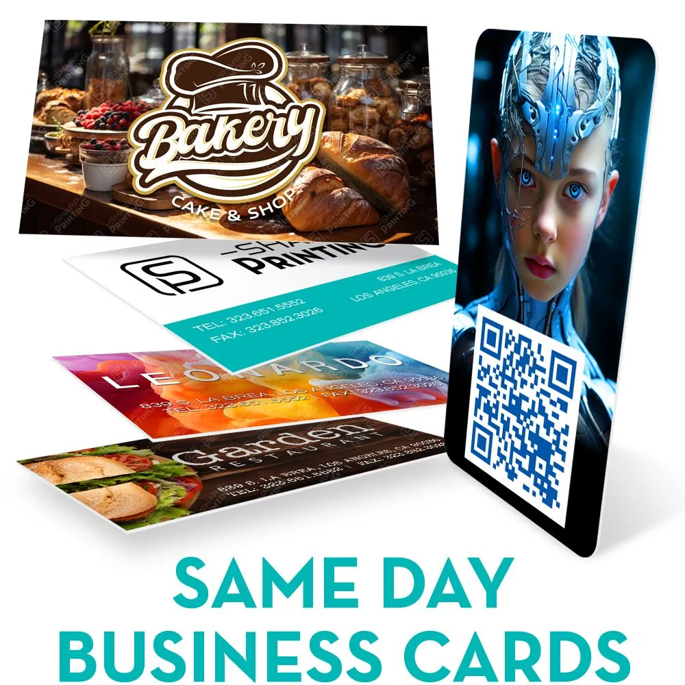 Same day business cards