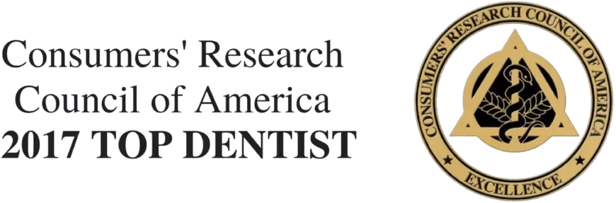 consumers research council of america 2017 top dentist award