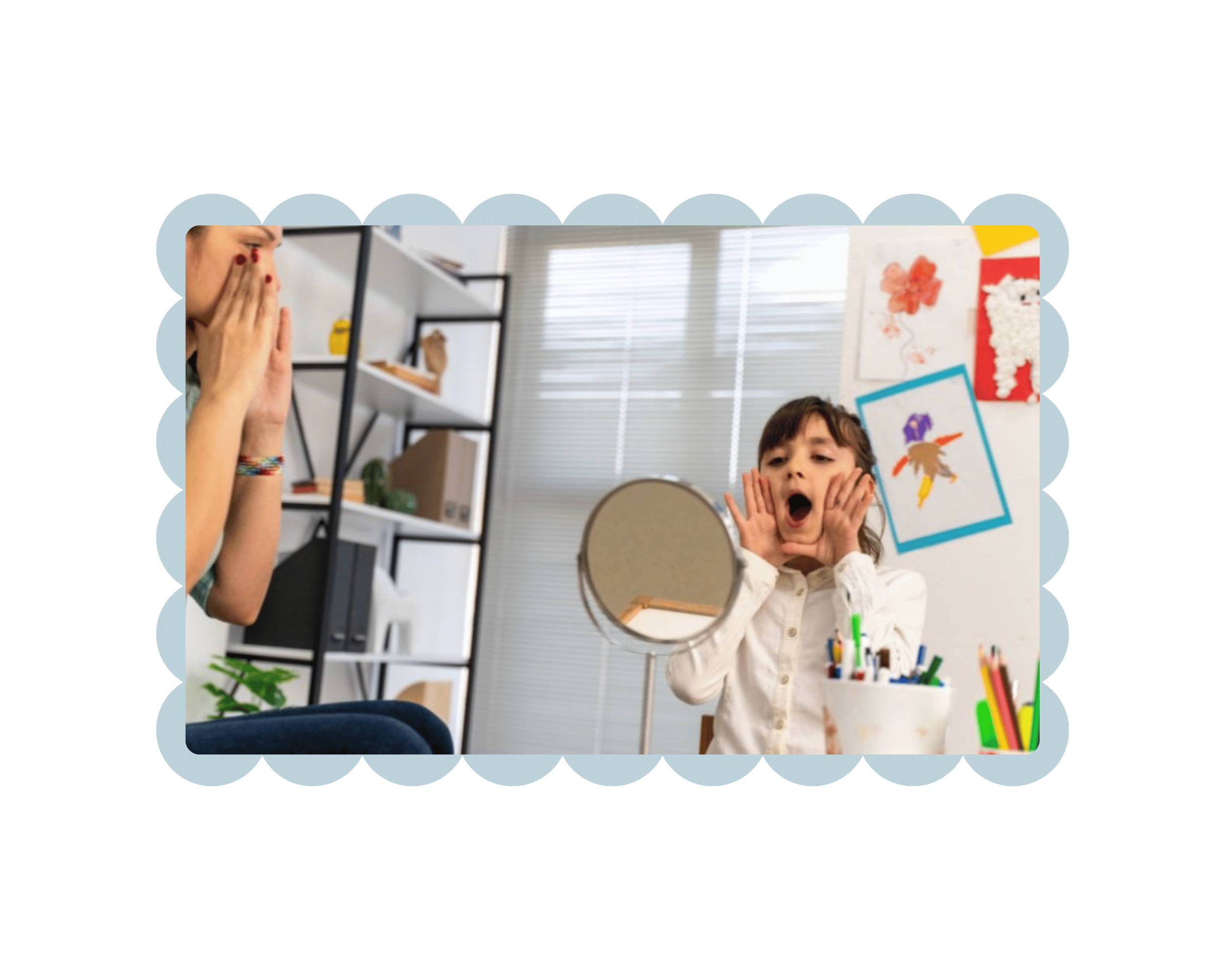 Articulation therapy session