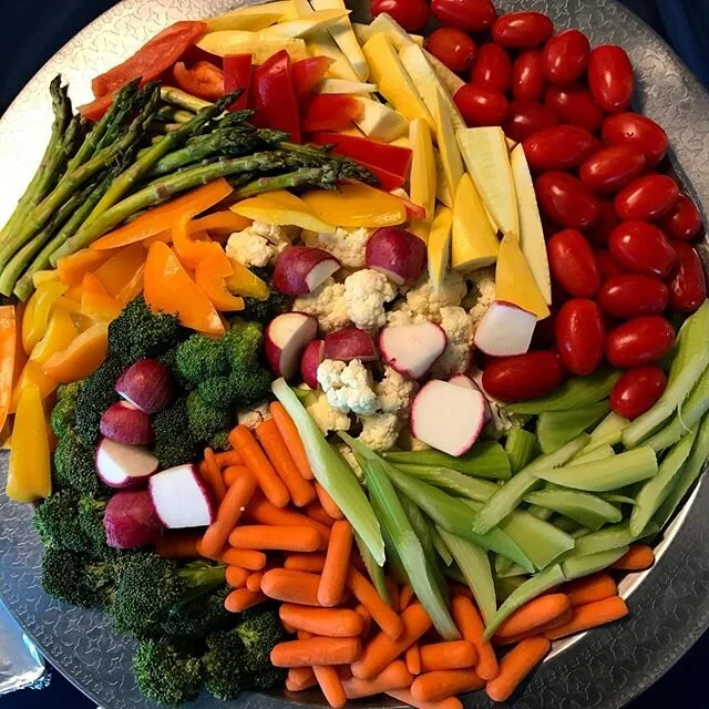 Elegant catering setup