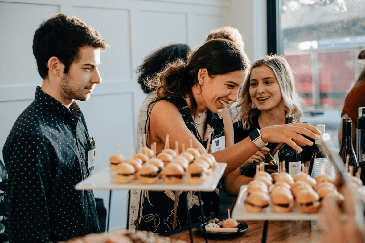 Spotlight Catering elegant event spread