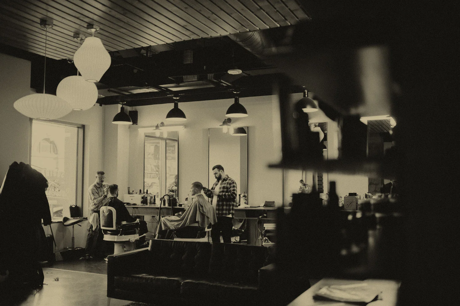 Precision barbering at Squire Barbershop Seattle