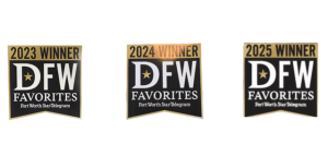 DFW Favorites 3 years in a row