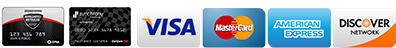 Accepted credit cards