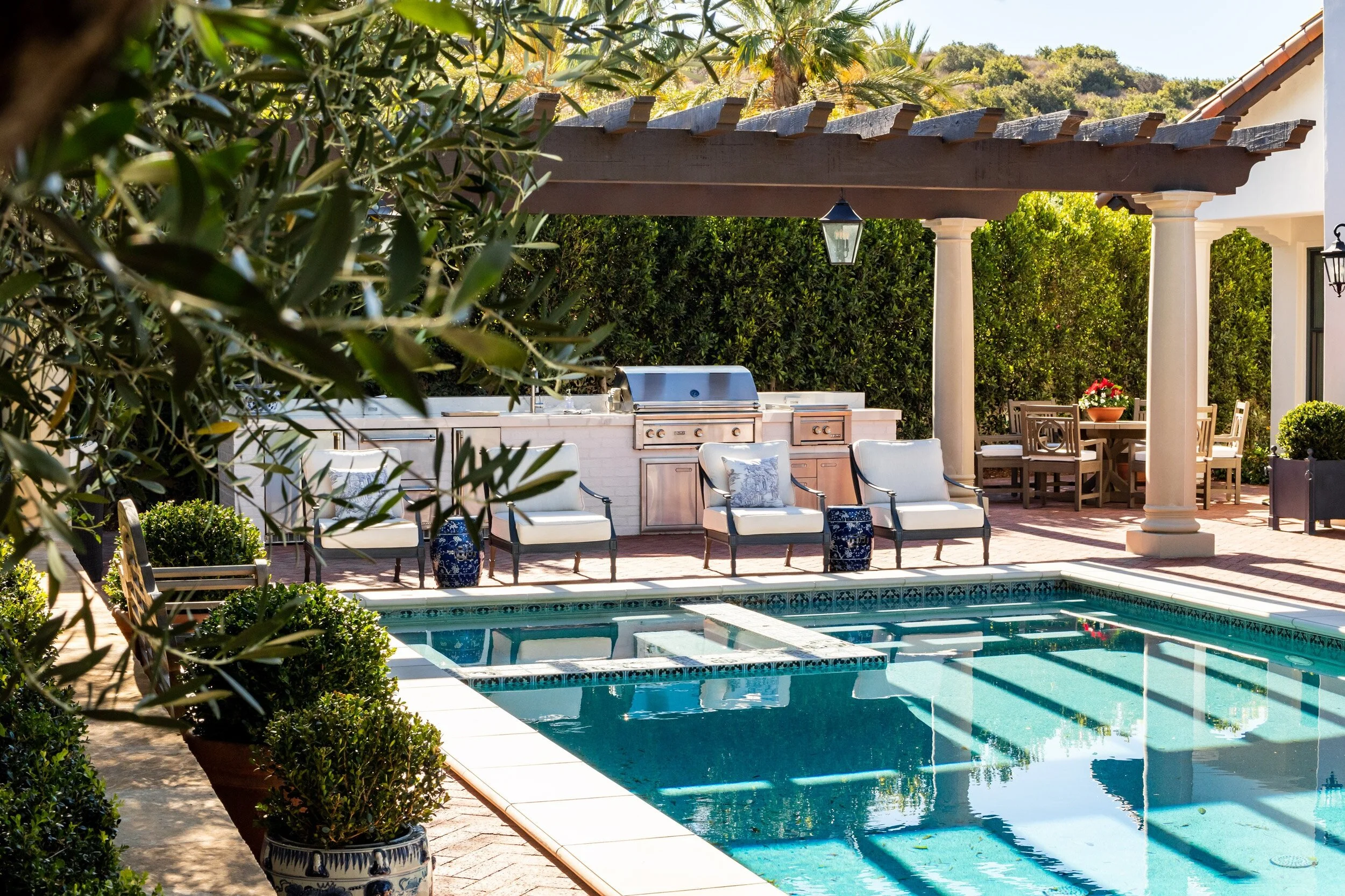 Beautiful San Diego outdoor living space