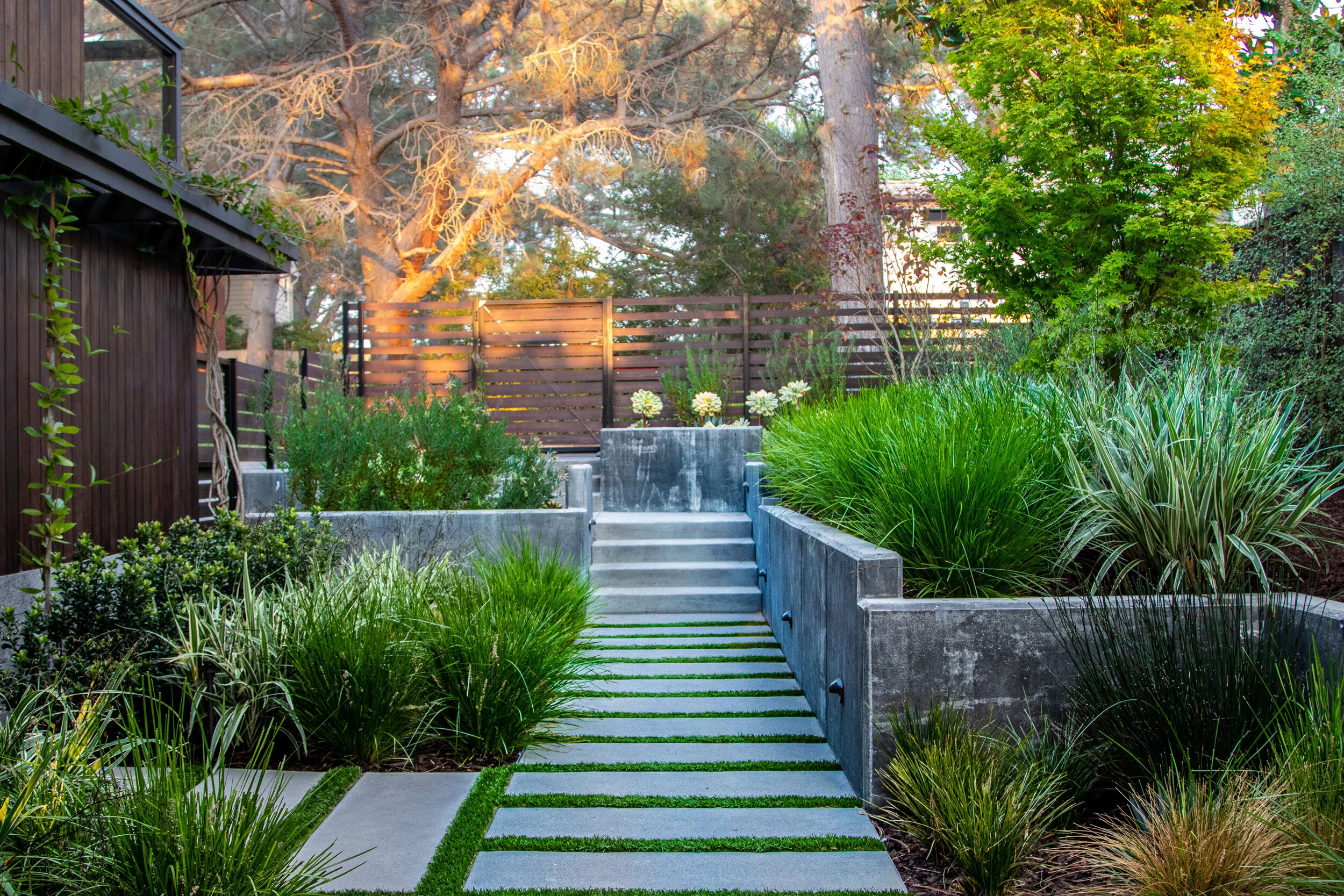 Landscape construction process