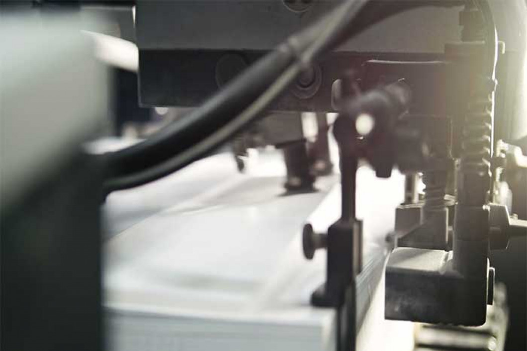 Commercial printing press