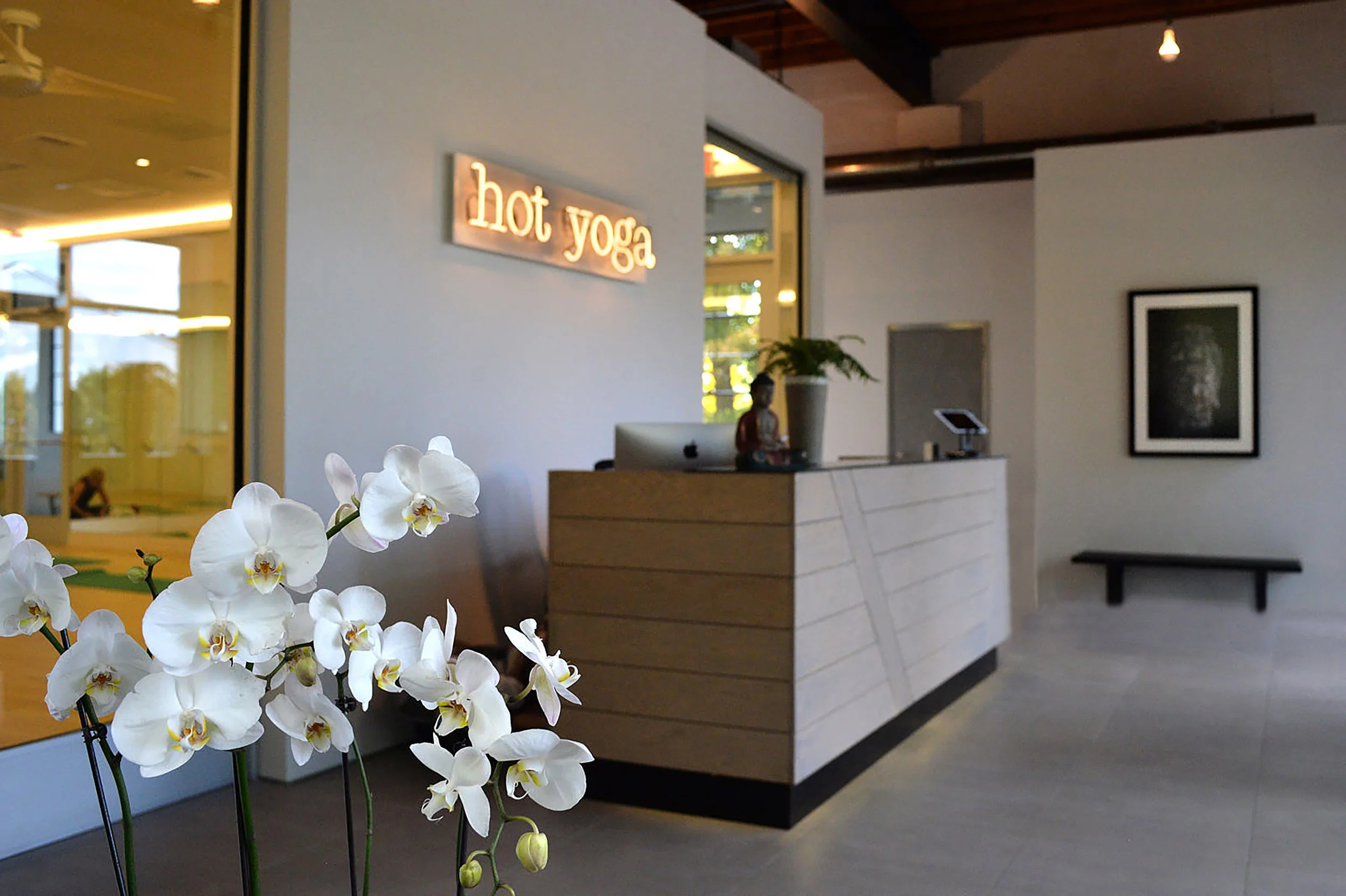 Hot Yoga class at The Studio Greenwich