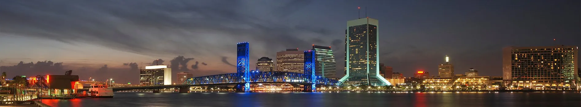 Jacksonville property aerial view