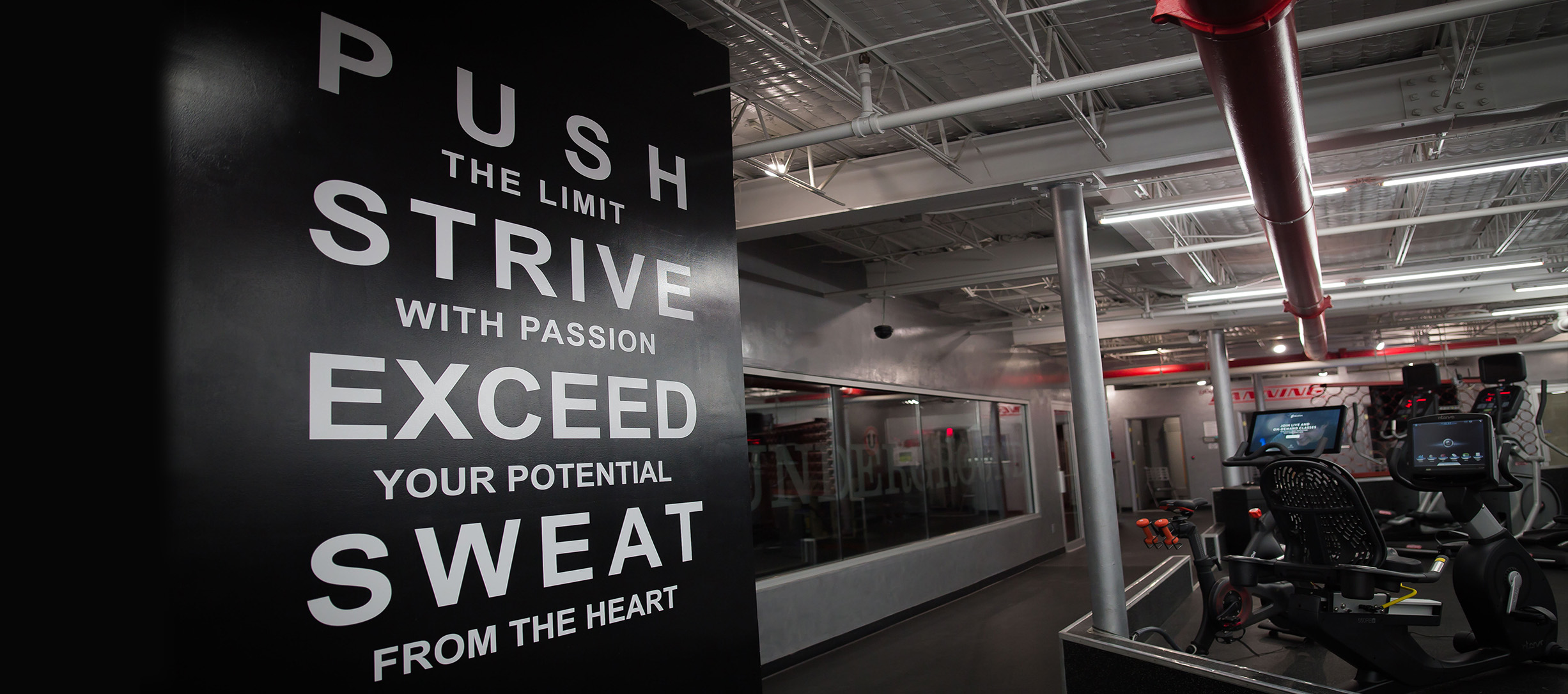 Group fitness classes at Underground Fitness