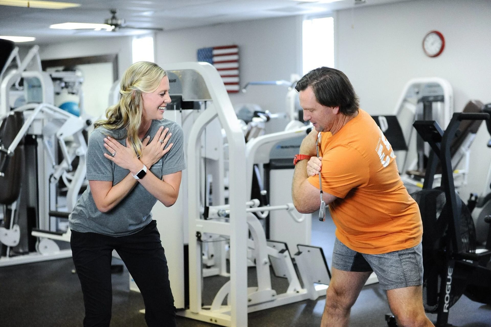 Well Equipt Physical Therapy team member providing hands-on care