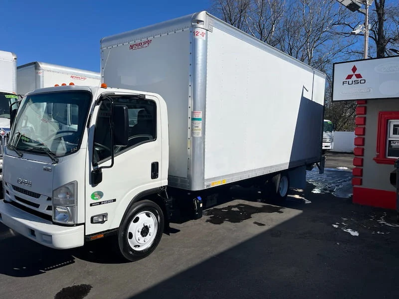 Long-distance moving truck across the USA